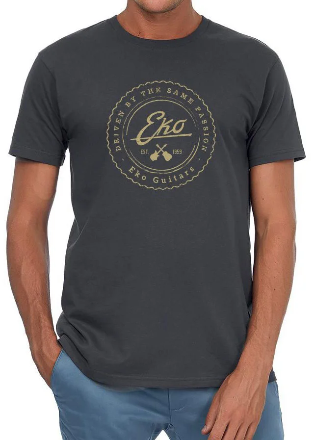 EKO T-Shirt Logo Eko – Gris (L)