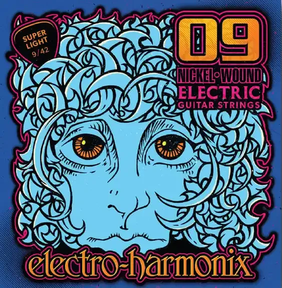 Electro Harmonix Nickel 9 Cordes pour guitares électriques