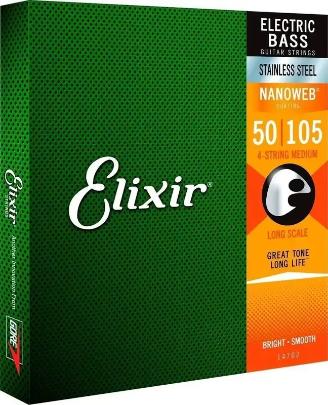 Elixir 14702 Nanoweb Cordes de basses