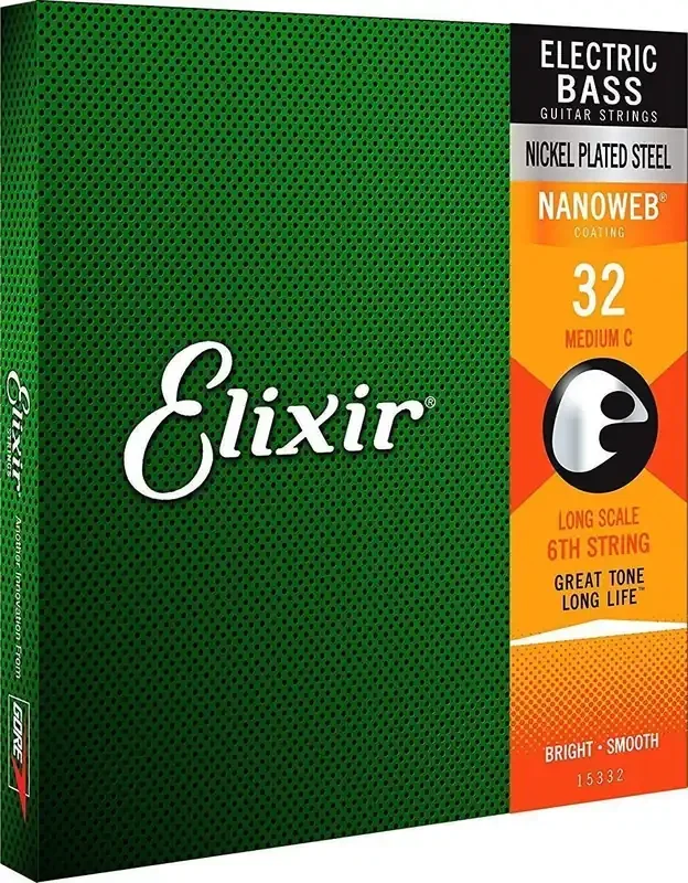 Elixir 15332 Nanoweb Corde de basse à l‘unité