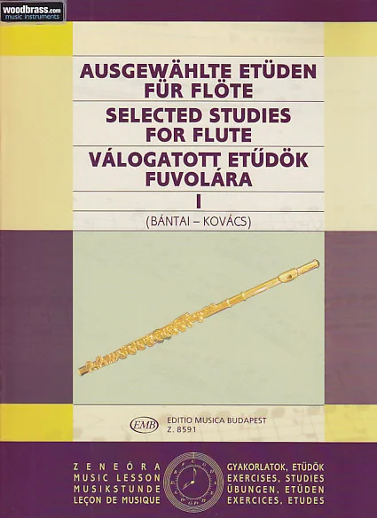 EMB (Editio Musica Budapest) Bantai / Kovacs – Selected Studies For Flute Vol.1