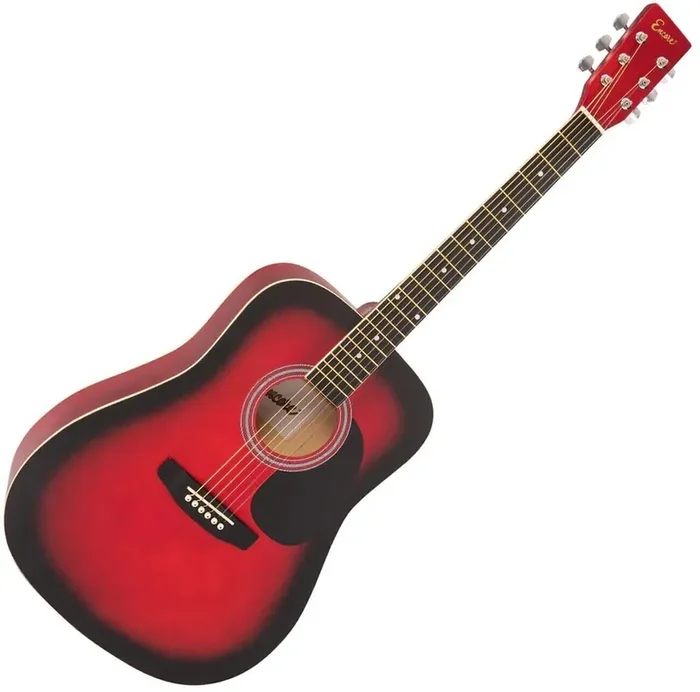 Encore EWP-100 Red Burst Guitare acoustique