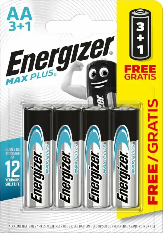 Energizer MAX Plus 4 AA Pile