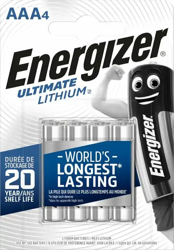 Energizer Ultimate Lithium 4 AAA Pile