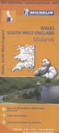 ENGLAND WALES , MIDLANDS , SW . 11503 CARTE &lsquo; REGI