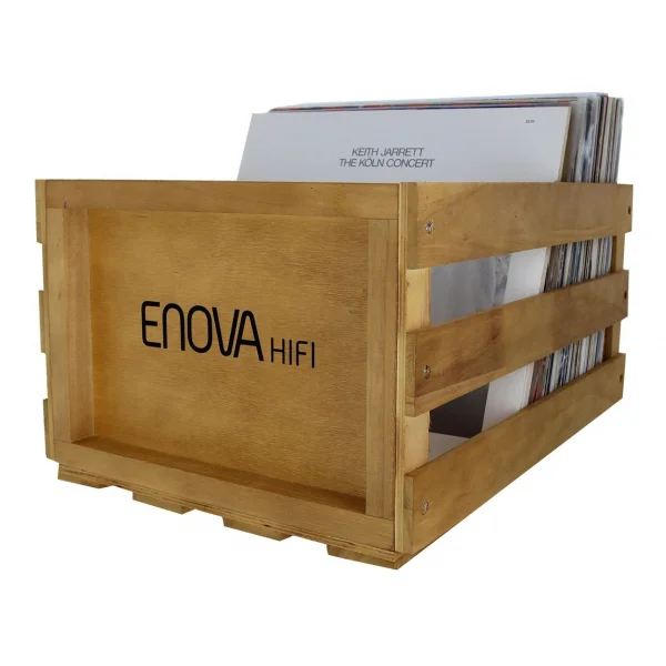 Enova Hifi VINYL BOX STORAGE 120 WOOD – VBS 120 WD