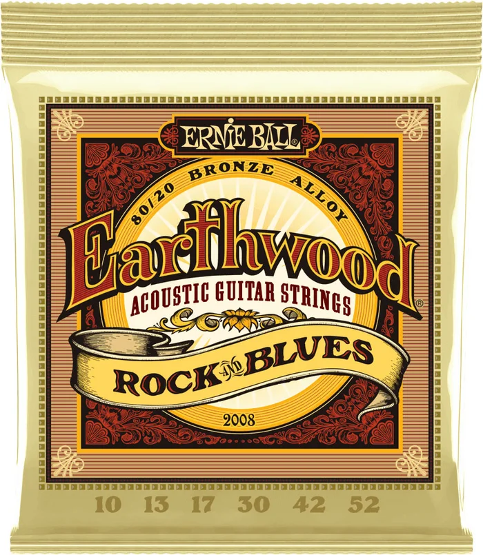Ernie Ball 2008 Earthwood Rock Blues 10-52