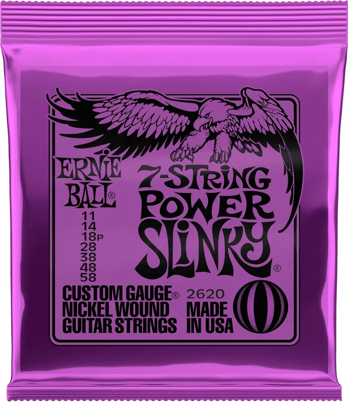 Ernie Ball 2620 Power Slinky 7C 11-58