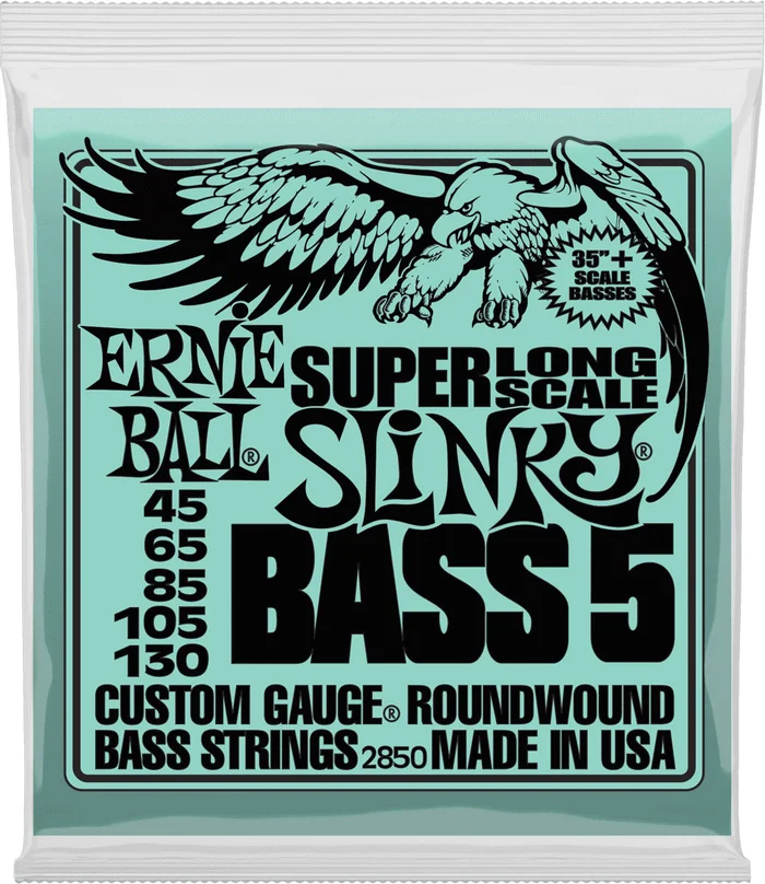 Ernie Ball 2850 Super Long Scale Slinky 5C 45-130