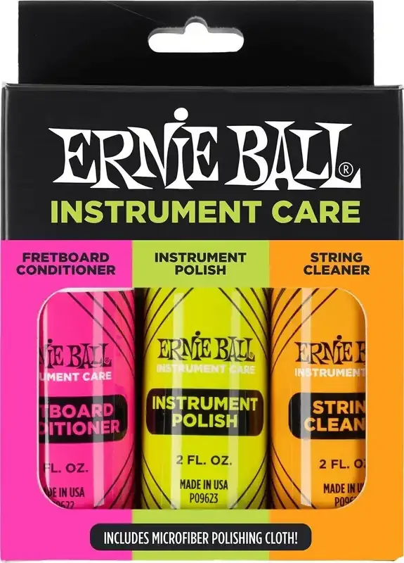 Ernie Ball Instrument Care w/Microfiber Polish Cloth 59 ml
