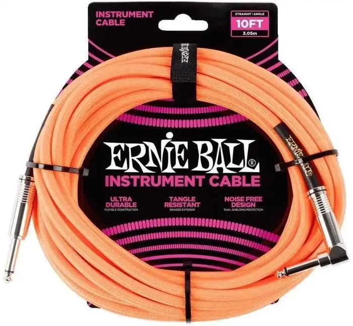 Ernie Ball P06079-EB 3 m Droit – Angle Câble d‘instrument