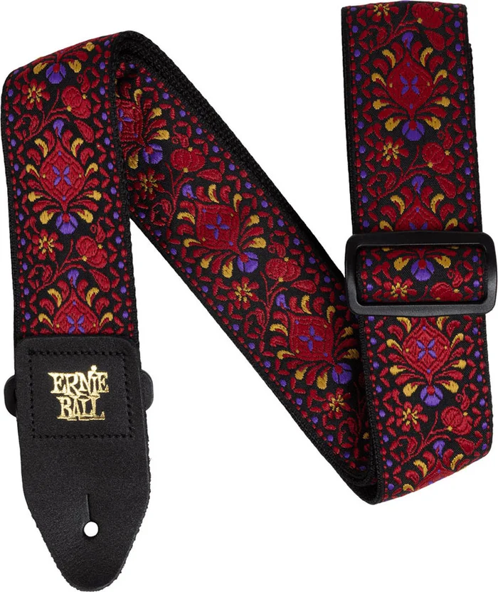 Ernie Ball Sangle Jacquard Crimson Royal Bloom
