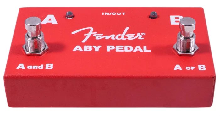 FENDER 2-switch Aby Pedal, Red