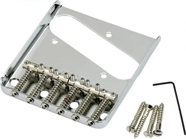 Fender 6-Saddle Vintage-Style Telecaster Bridge Assembly Chevalet de guitare