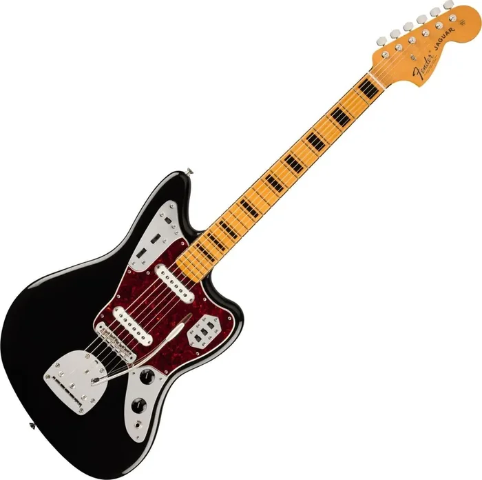 Fender Vintera II 70s Jaguar MN Black Guitare électrique