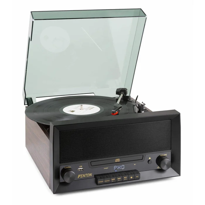 Fenton RP135W – Platine Vinyle CD, Platine Vinyle et Lecteur CD et Technologie Bluetooth