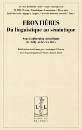 Frontières. Du linguistique au sémiotique