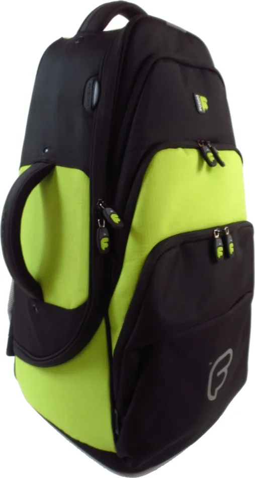 FUSION BAGS Housse Saxhorn Baryton Noire/vert Lime PB-12-L