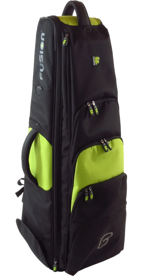 FUSION BAGS Housse Trombone Basse 10’5 Noire/vert Lime PB-16-L