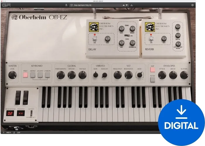 GForce Oberheim OB-EZ (Produit numérique)