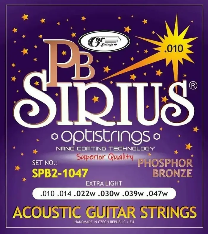 Gorstrings Sirius SPB2-1047 Cordes de guitares acoustiques