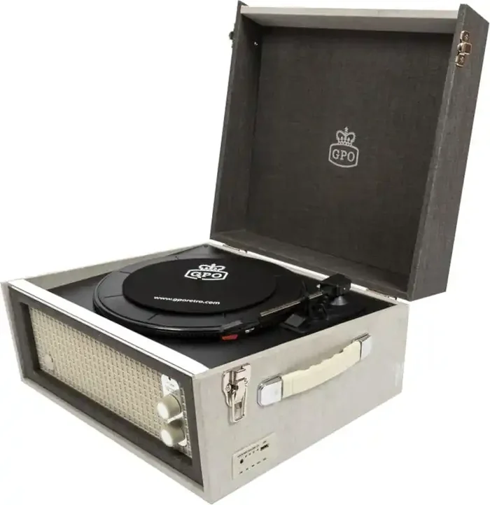 GPO Retro Bermuda Grey Tourne-disque rétro