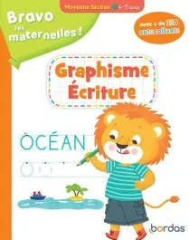 Graphisme écriture moyenne section. Avec de 100 autocollants