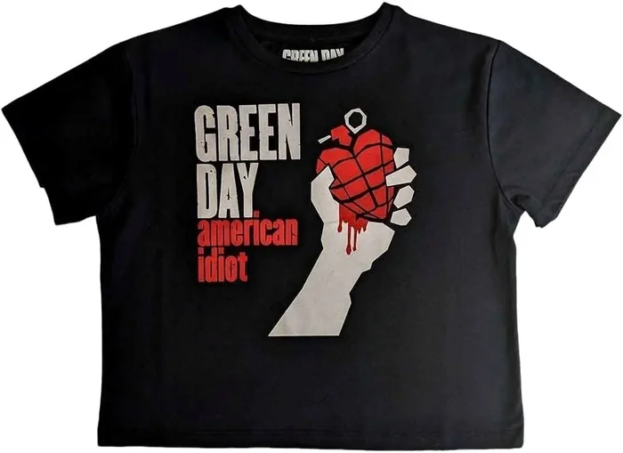 Green Day T-shirt American Idiot Ladies Black L