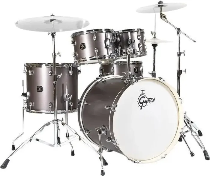 Gretsch Drum Set Energy Grey Steel Batterie acoustique