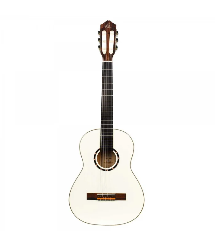 GUITARE CLASSIQUE 3/4 ORTEGA R121 EPICEA, BLANC