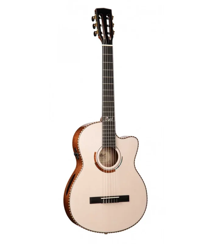 Guitare Classique Electro CORT SOLENCANTO WHITE BLOND