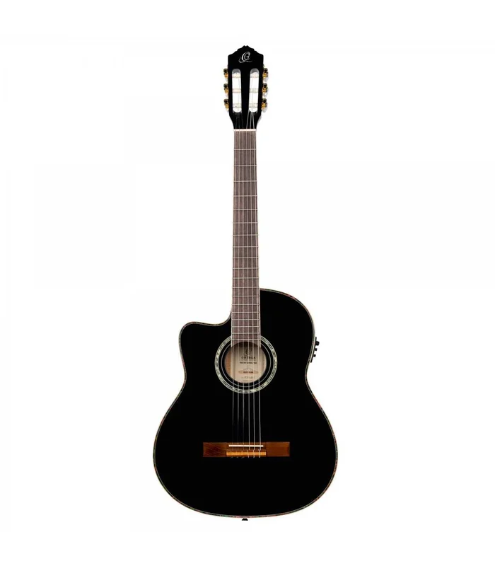 GUITARE CLASSIQUE ELECTRO GAUCHER ORTEGA R145 EPICEA MASSIF, CW EQ