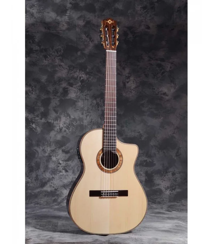 Guitare Classique Electro MARTINEZ Crossover MP14-RS RN + Housse