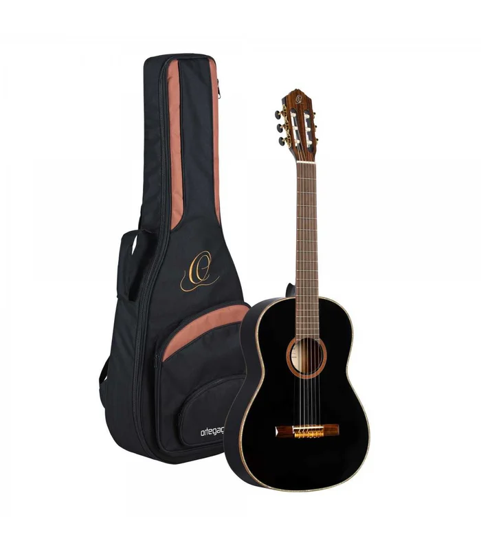 GUITARE CLASSIQUE ORTEGA R221 EPICEA, NOIR – Image 3