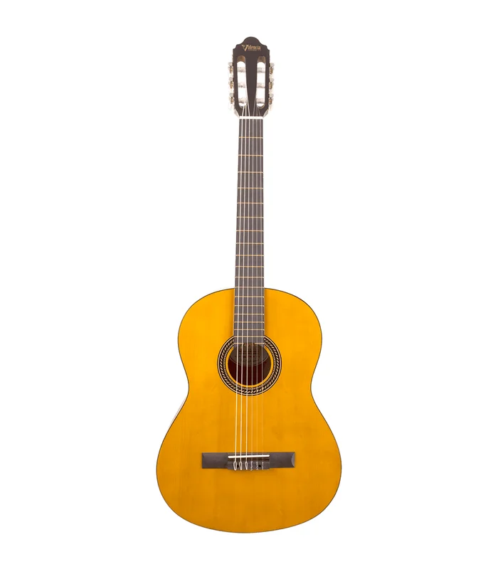 Guitare Classique VALENCIA VC204H 4/4 Naturelle Manche Fin