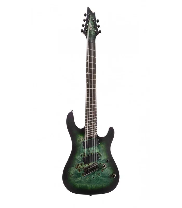Guitare Electrique 7 CORDES CORT KX507 MS VERT