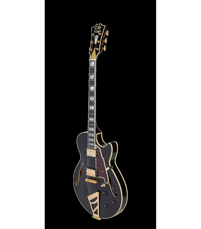 Guitare Electrique D’ANGELICO Excel SS Solid Black – Image 4