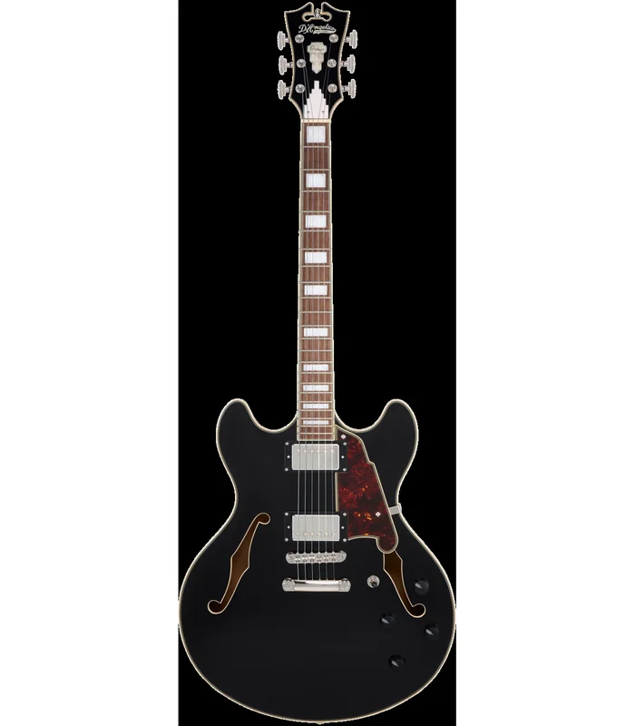 Guitare Electrique D&rsquo;ANGELICO Premier DC Solid Black