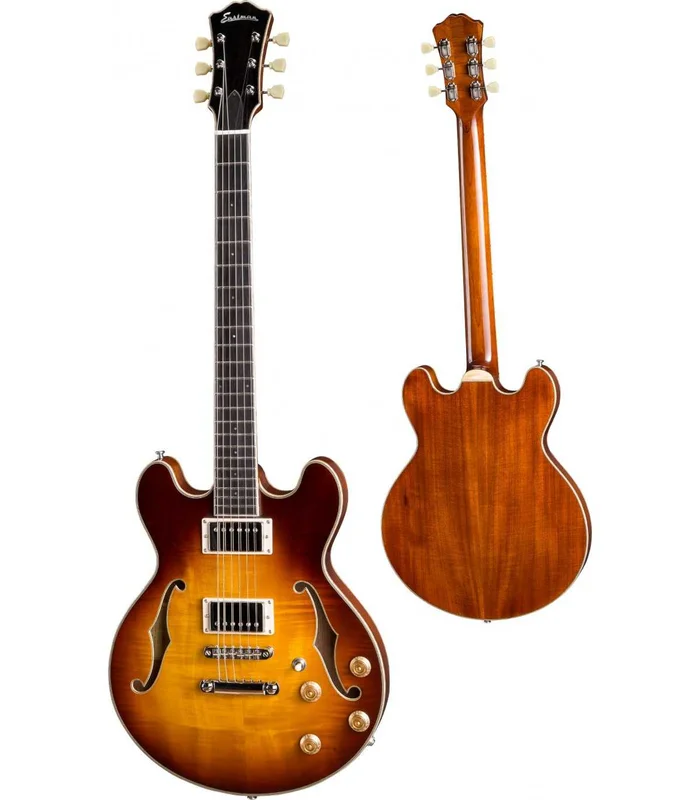 Guitare Electrique Eastman T184MX-GB Thinline Goldburst
