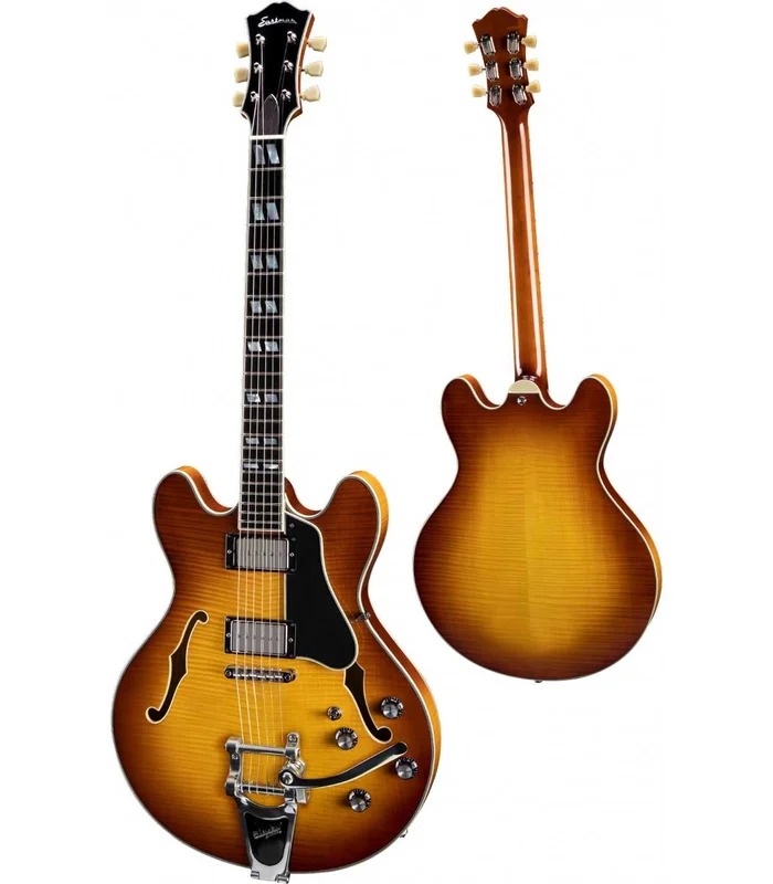 Guitare Electrique Eastman T486B-GB Thinline GoldBurst