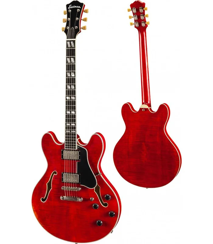 Guitare Electrique Eastman T59/v-RD Thinline Antique Red