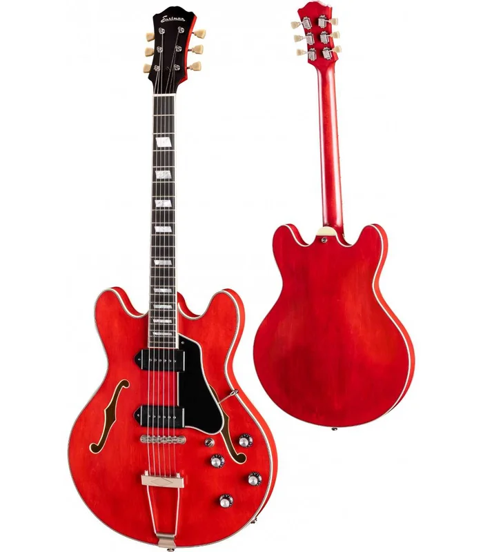 Guitare Electrique Eastman T64/TV-T-RD Thinline Red
