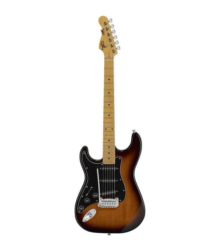 Guitare Electrique G&L – TLS500-TSB-M – Standard – Tribute S-500 gaucher Tobacco Sunburst touche érable