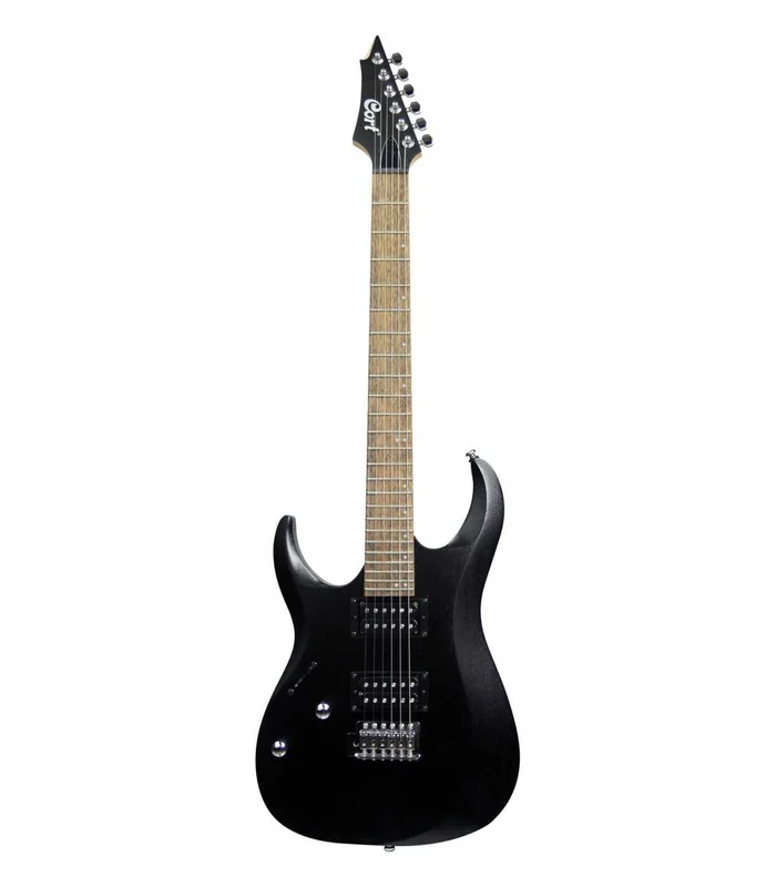 Guitare Electrique GAUCHER CORT X100 NOIR OPEN PORE
