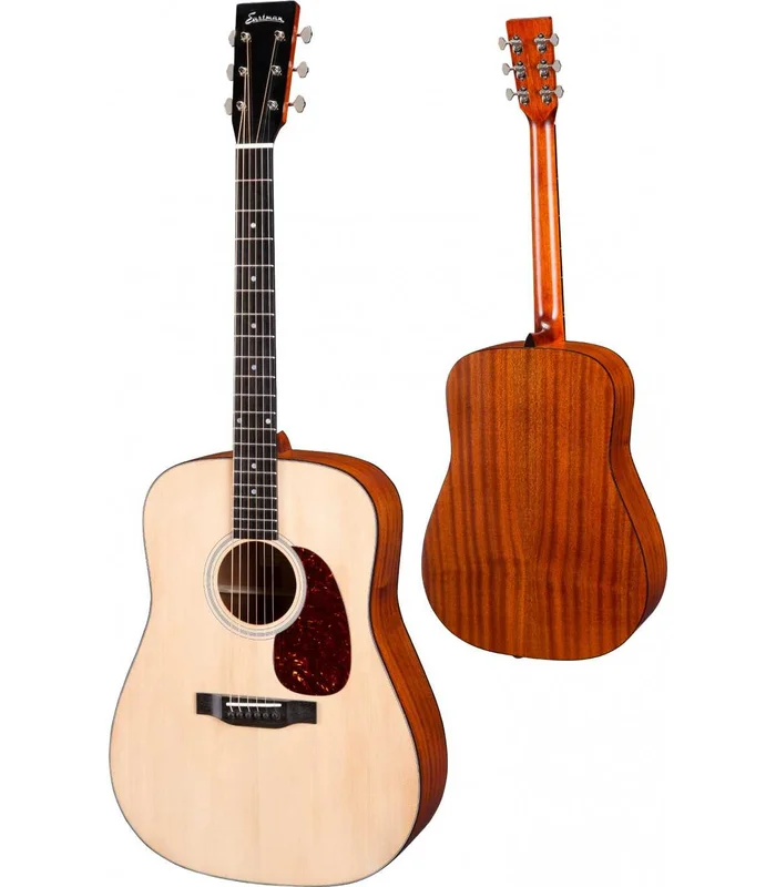 Guitare Folk Eastman E1D Natural – Sitka Spruce / Sapele