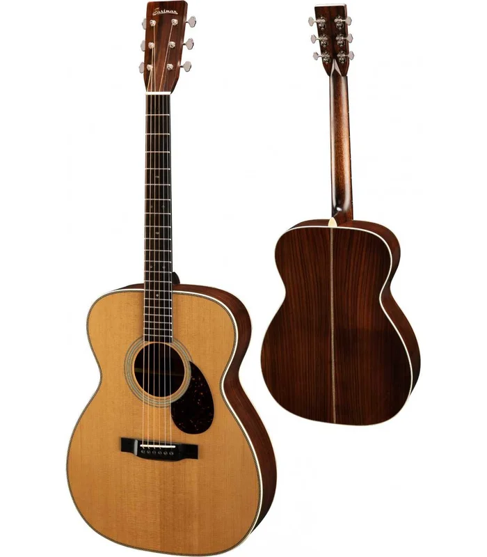 Guitare Folk Eastman E8OM-TC Thermo-Cure Natural – Sitka Spruce / Rosewood
