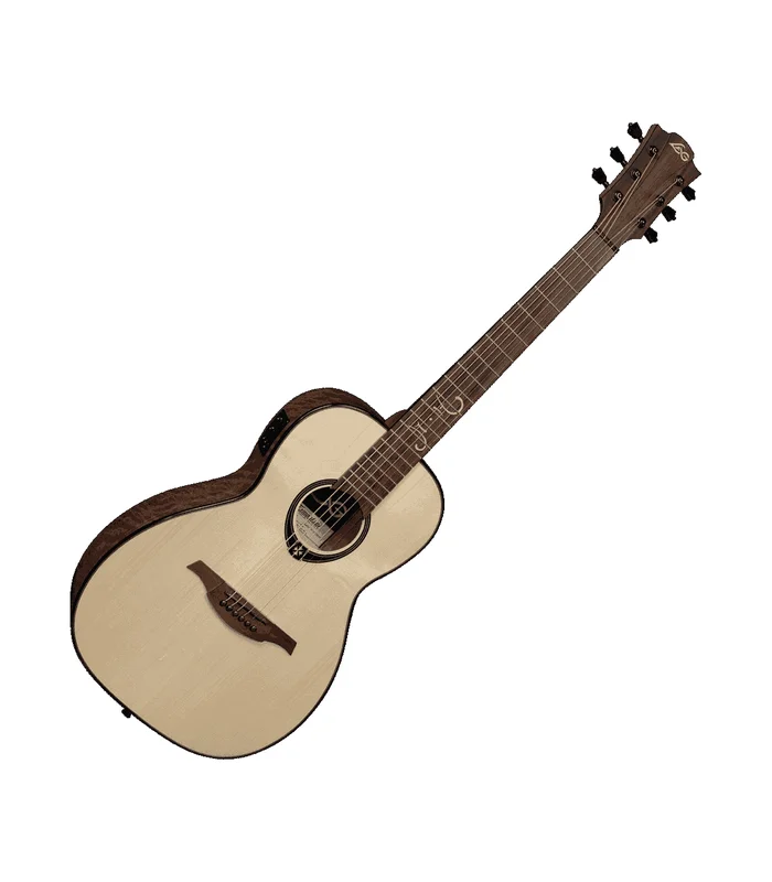 Guitare Folk Electro LAG T318-MH-PE Michel Haumont Signature Parlor (avec étui) – Image 2