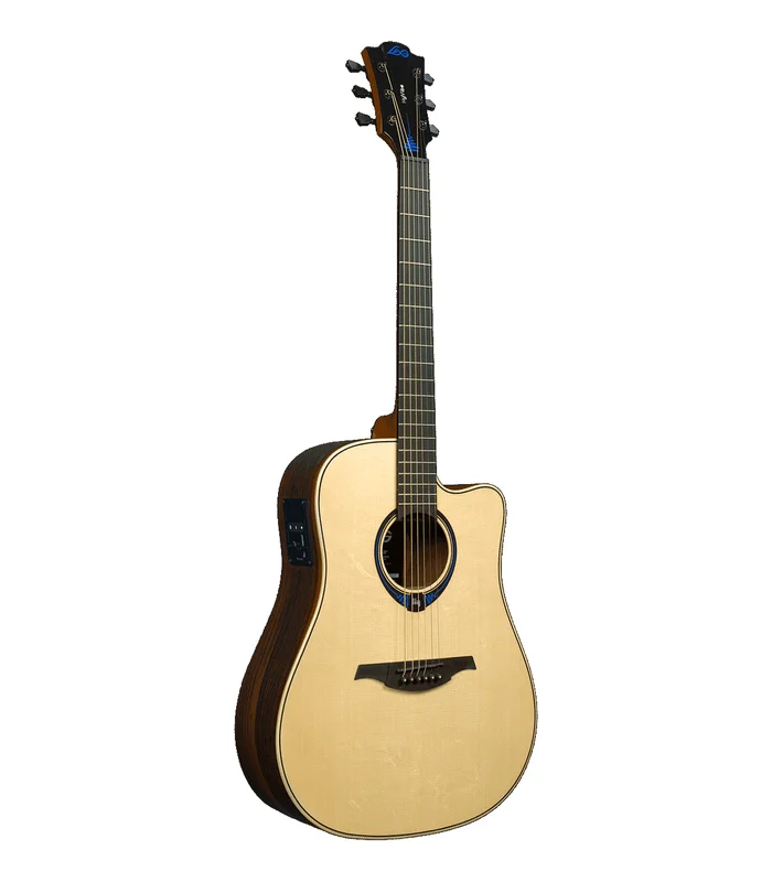 Guitare Folk Electro Lag THV30DCE HyVibe 30 Dreadnought Cutaway