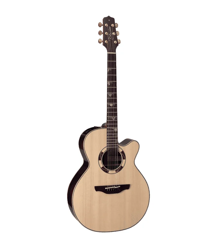 Guitare Folk Electro Takamine DSF48C – NEX Santa Fe, cutaway électro-acoustique, Natural Gloss