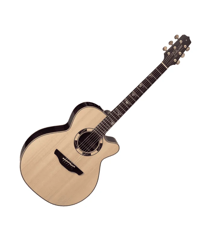 Guitare Folk Electro Takamine DSF48C – NEX Santa Fe, cutaway électro-acoustique, Natural Gloss – Image 2